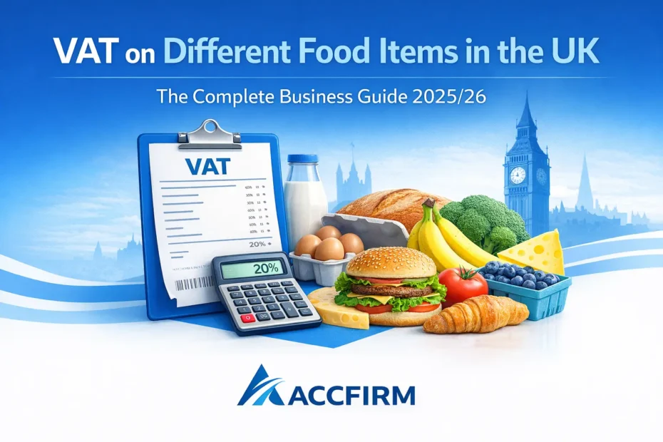 VAT on different food items UK