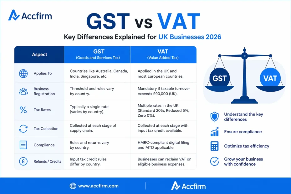 GST vs VAT Tax