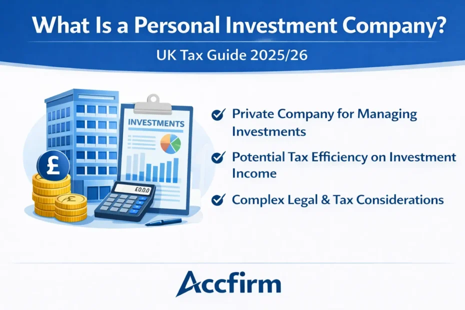 What is a personal investment company