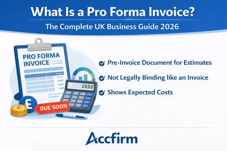 What is a pro forma invoice