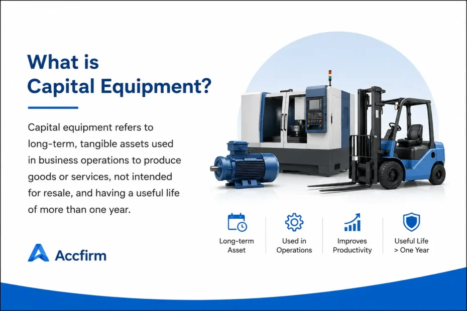 What is capital equipment