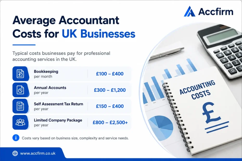 Average Accountant Costs for UK Businesses 