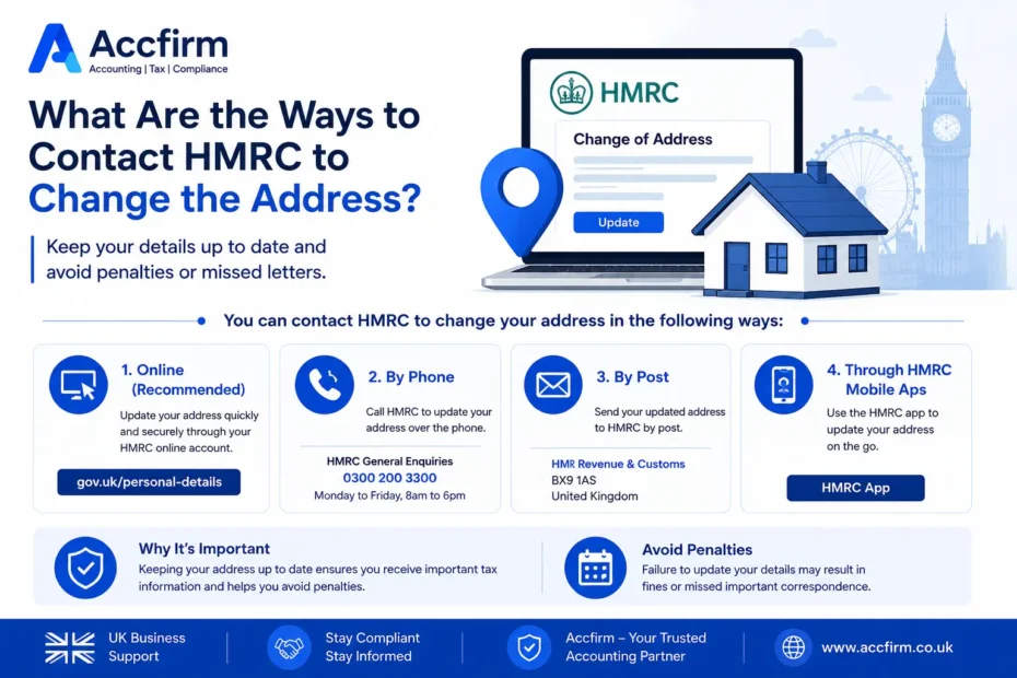 Change Address with HMRC