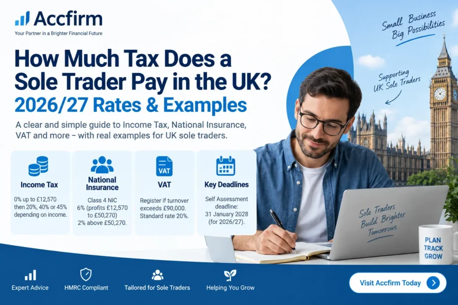 How Much Tax Does a Sole Trader Pay