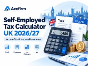 Self-Employed Tax Calculator UK 2026/27: Income Tax & National Insurance
