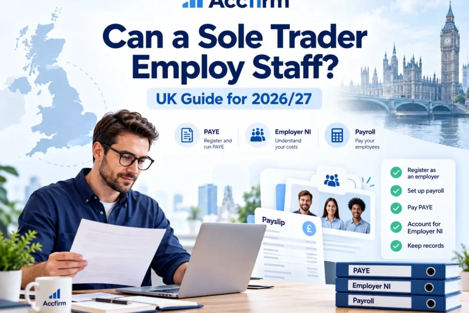 sole trader employing staff